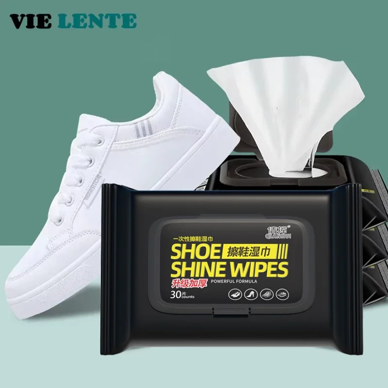 Sneaker Care Wipes - Toallitas desechables para limpieza de zapatos,