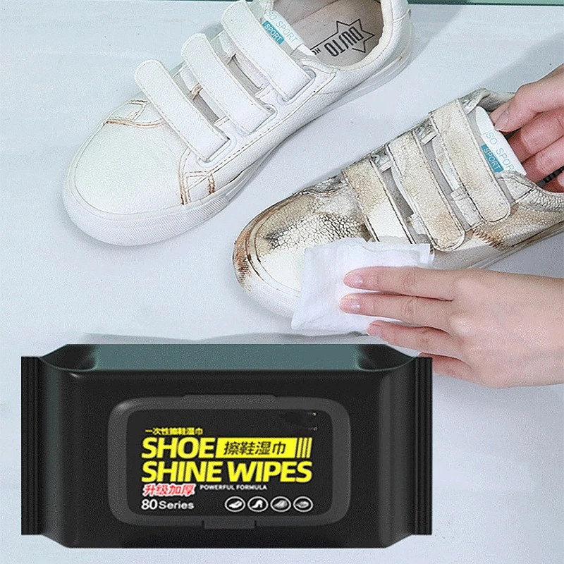 Sneaker Care Wipes - Toallitas limpiadoras de zapatos portátiles para