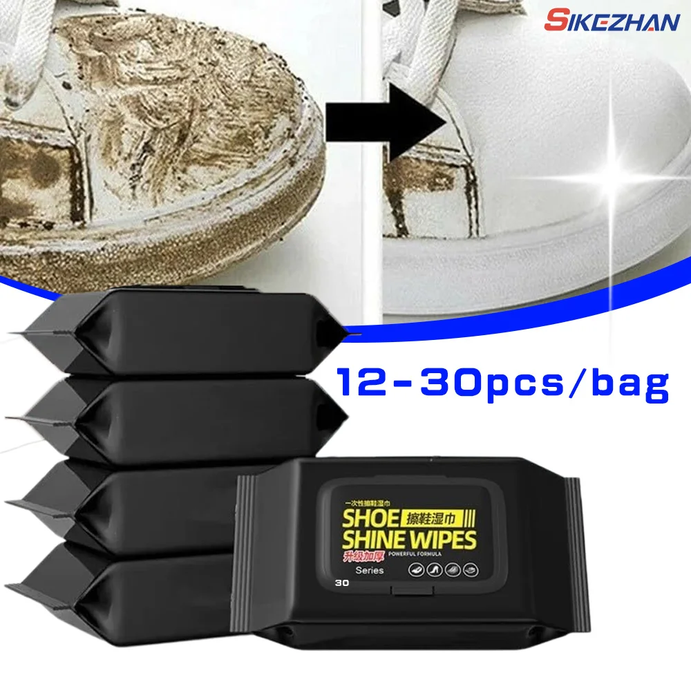 Sneaker Care Wipes - 12 uds/30 uds/bolsa zapatos desechables toallitas