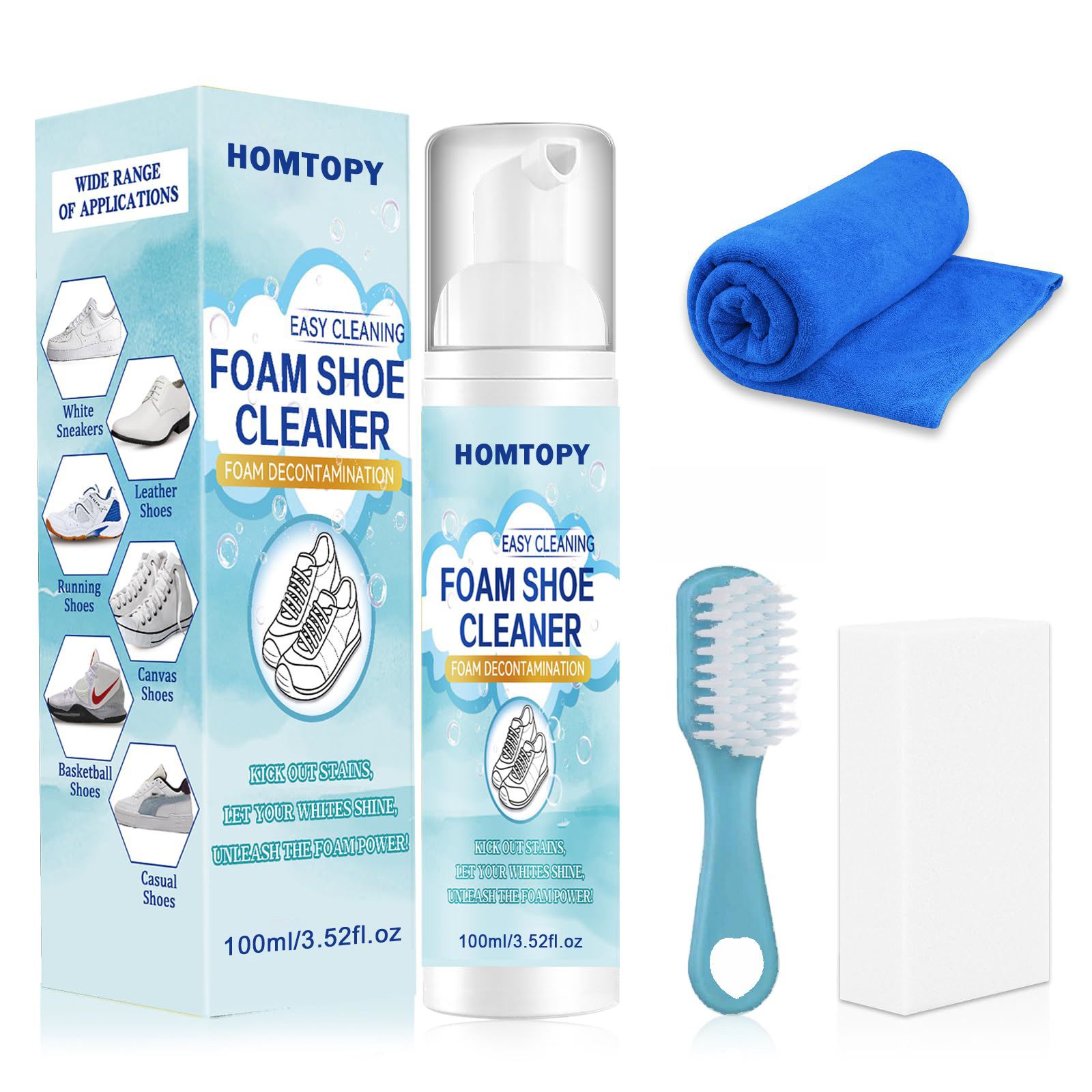 Sneaker Cleaner - Kit de limpieza de zapatos, limpiador