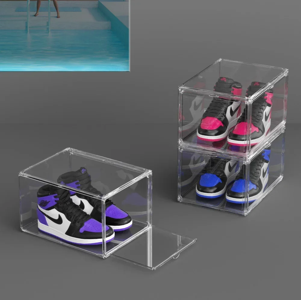 Caja de almacenamiento de dobl - Shoe Box Display reseña y precio