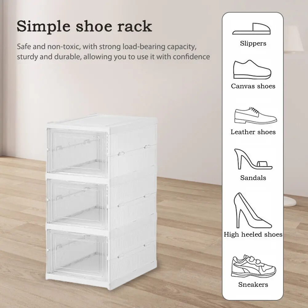 Caja de almacenamiento de zapa - Shoe Box Display reseña y precio