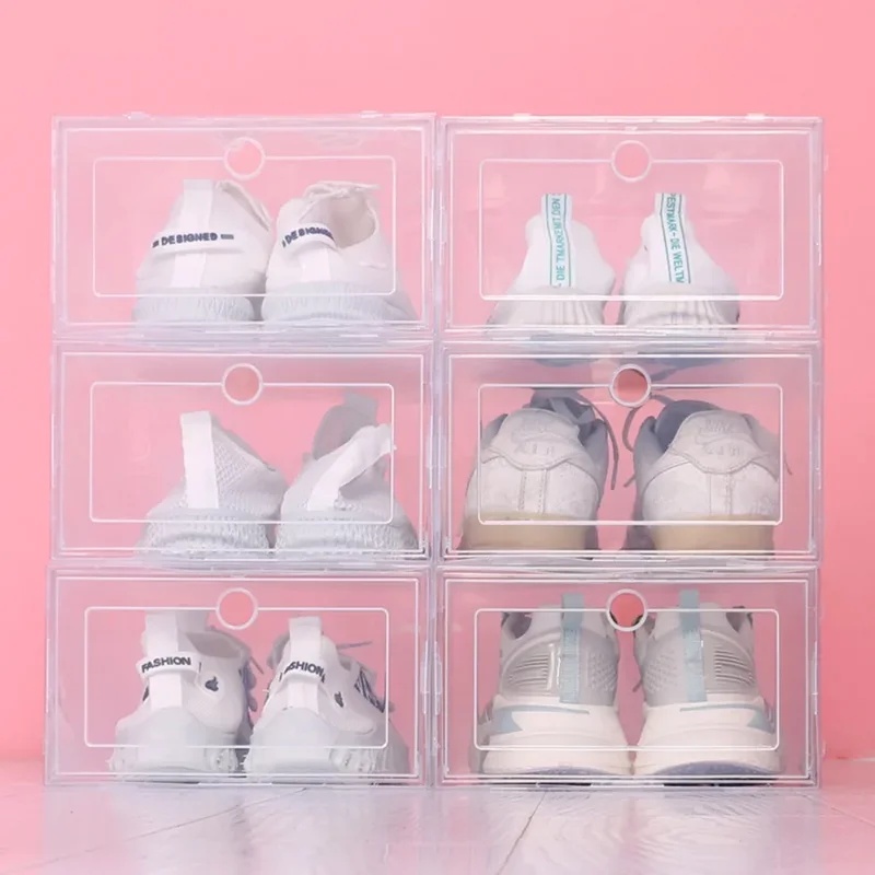 Cajas transparentes para zapat - Shoe Box Display reseña y precio