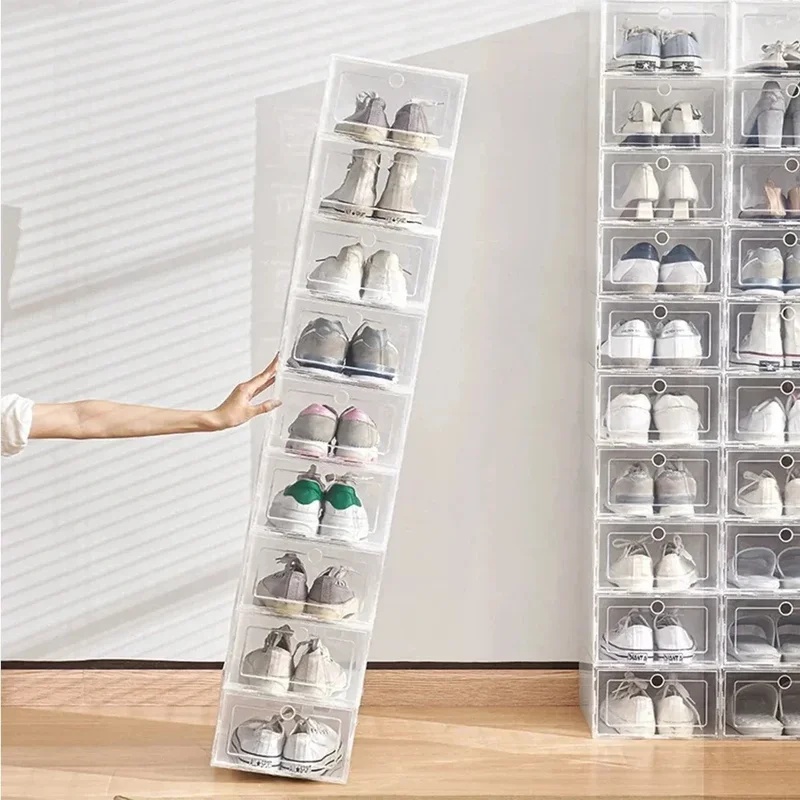 Cajas transparentes para zapat - Shoe Box Display reseña y precio