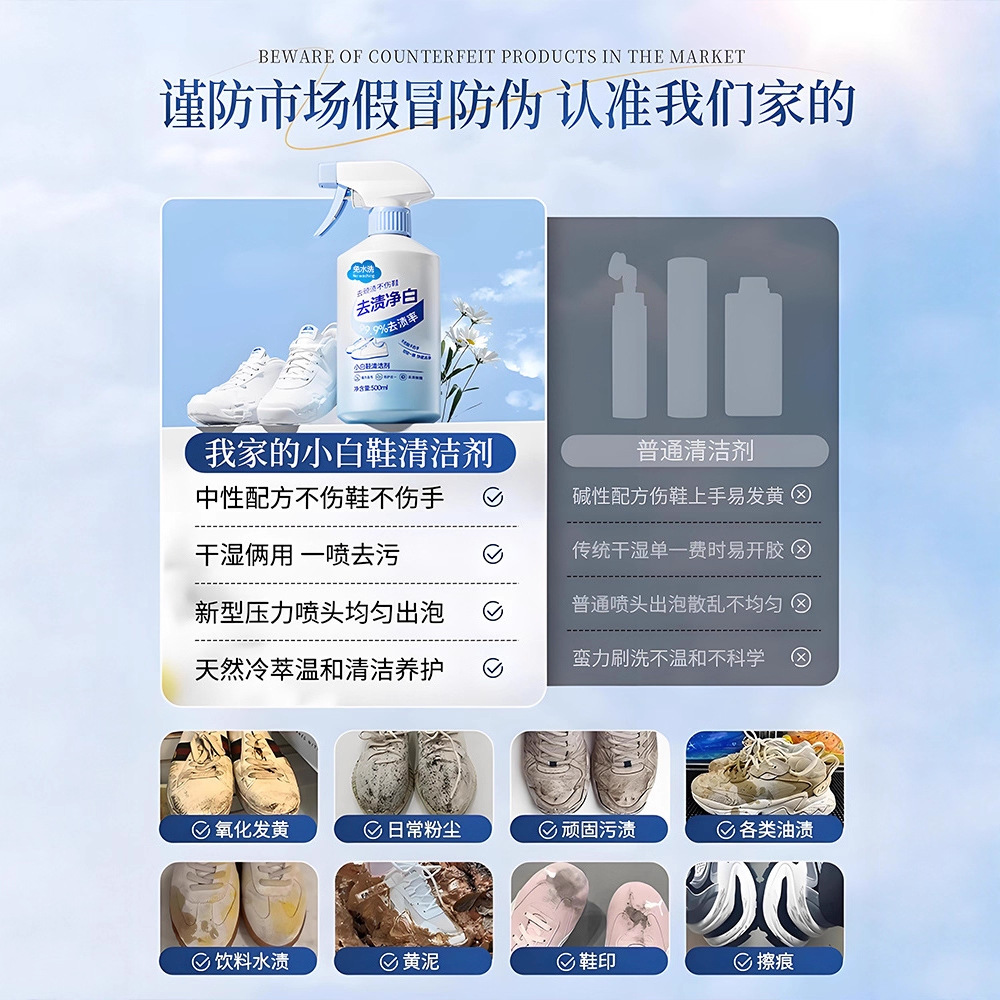 Limpiador de zapatos blanco de - Sneaker Cleaner reseña y precio